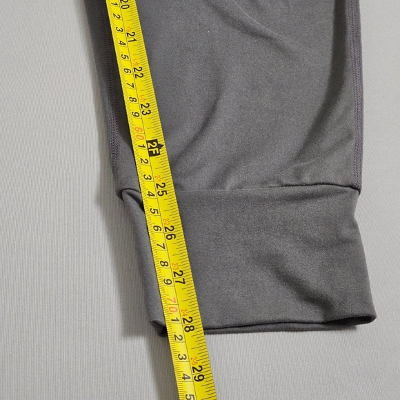 Alo Yoga Charcoal Gray High Rise Jogger Leggings Pockets Athleisure Workout XL - Picture 8 of 9